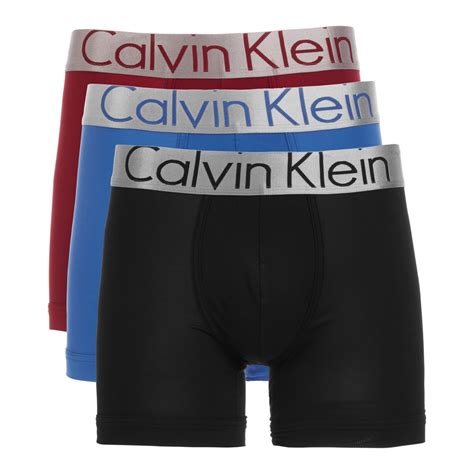 calvin klein steel boxer brief 3 pack|Calvin Klein performance boxer briefs.